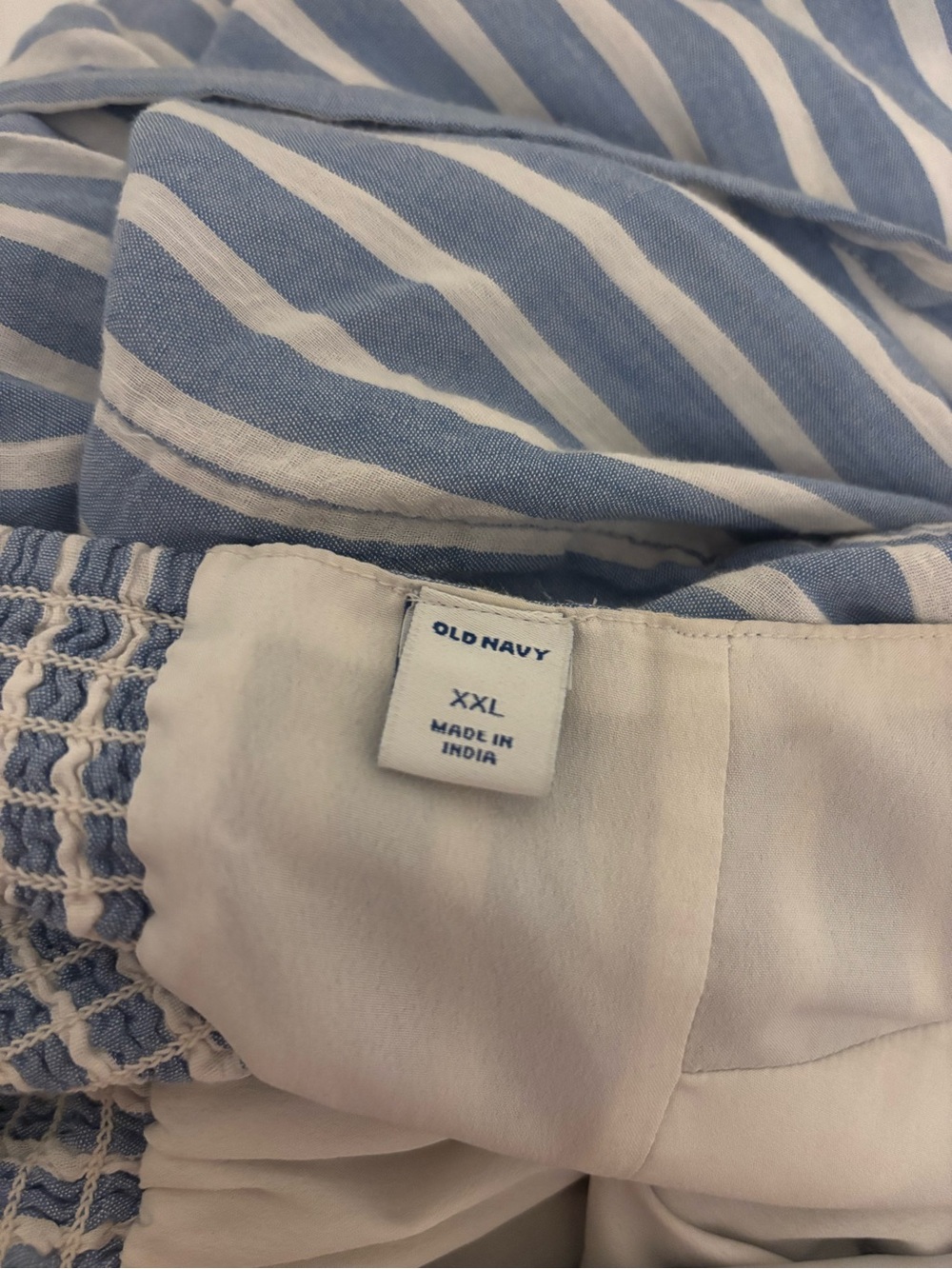 Old Navy Blue and White Striped Maxi Dress - Picture 5 of 6